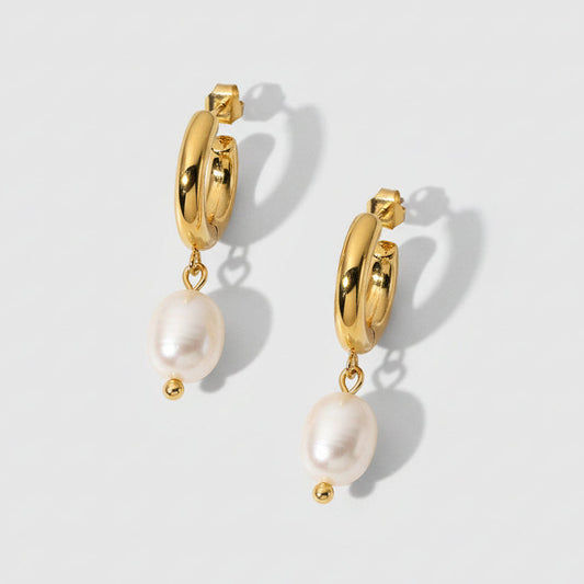 Maria Huggie Hoops