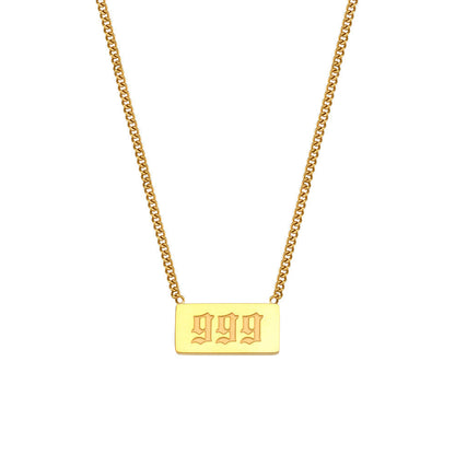 Angel Number Necklace