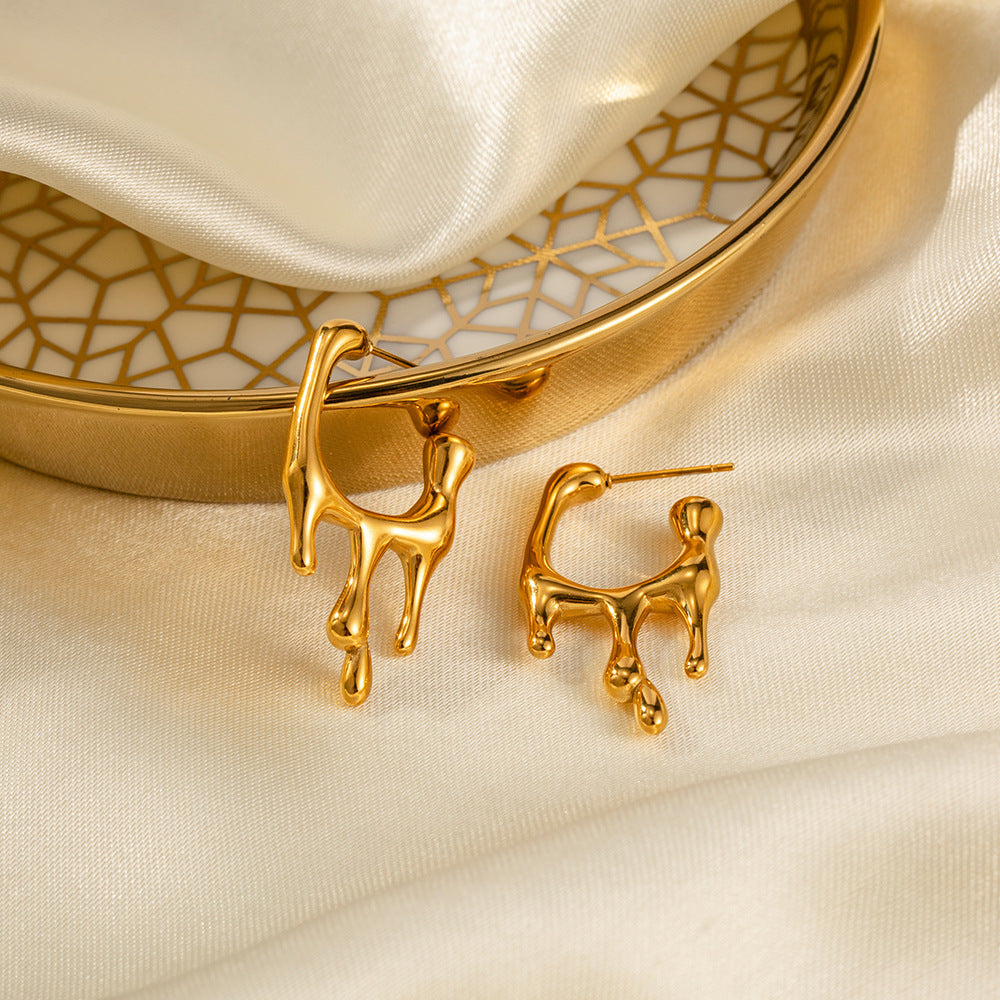 Melting Earrings